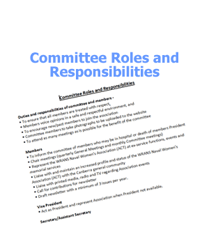 Committee Roles and Responsibilities